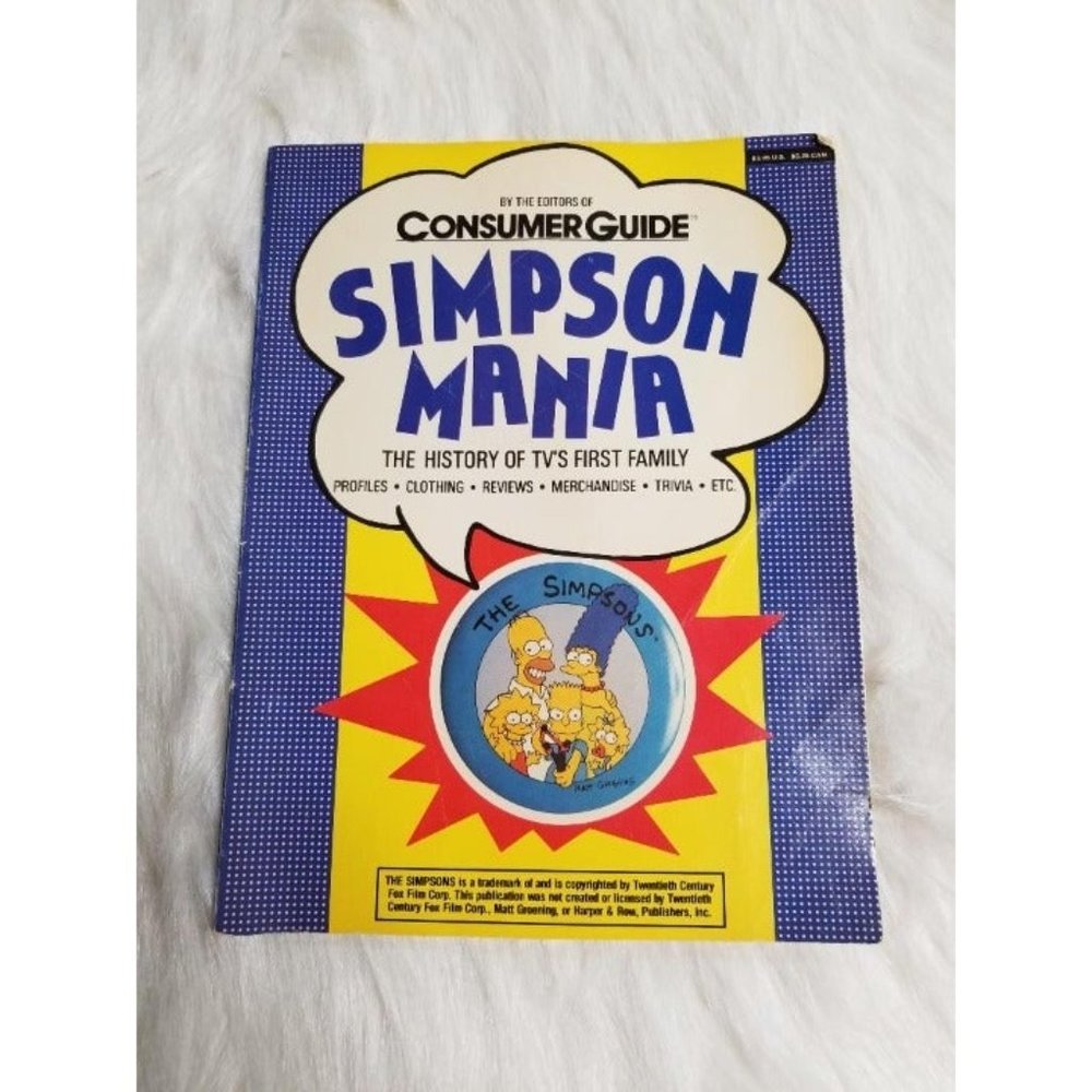 Simpson Mania Book History Of TVs First Family